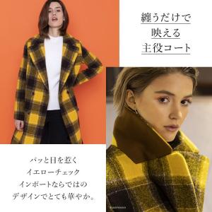 ロングコート レディース 50代 ウール コー...の詳細画像3