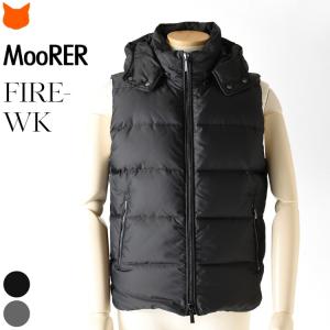 MOORER 【SALE】ムーレー ／ 撥水ウールカシミヤフランネル立ち