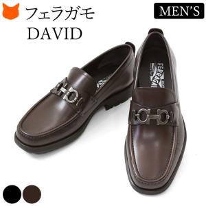 フェラガモ メンズ ローファー ビットモカシン ビジネス シューズ 靴 黒 ブラック ブラウン Salvatore Ferragamo 24 25  大きいサイズ 父の日 ギフト