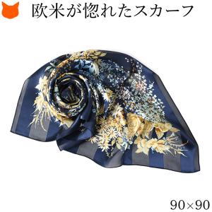 CHANEL（シャネル） スカーフ ロゴ 大判スカーフ モノクロ バイカラー