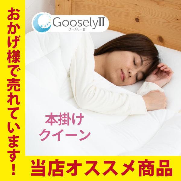 掛け布団 クイーン 冬 羽毛 暖かい 軽い 本掛け 洗える 羽毛冬用 布団 掛布団 あったか グース...