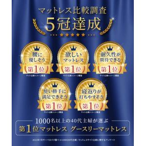 マットレス 三つ折り シングル 高反発マットレ...の詳細画像2