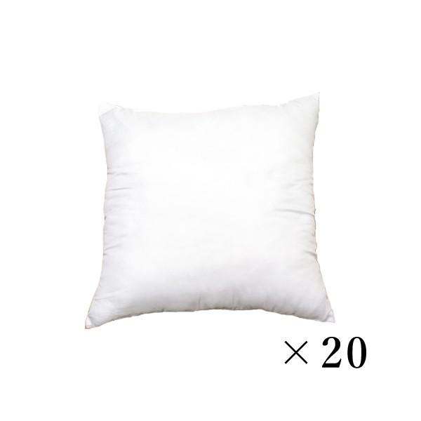 クッション 中身 ヌード 厚い 背当て 椅子 背もたれ 45×45cm 日本製 20個セット おしゃ...