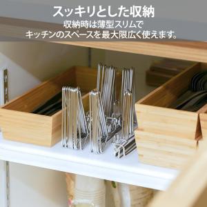 3cmまで縮む水切りラック LOPLooop ...の詳細画像3