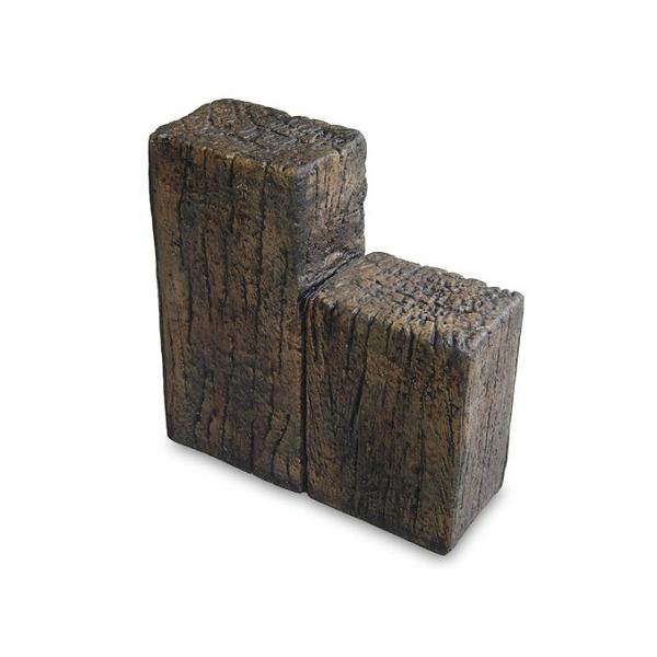 コンクリート枕木 スリーパーエッジャー A 段違2連 ×3個(N95835)　 枕木/コンクリート/...