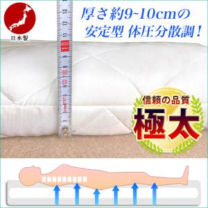 極太 極厚 日本製 敷布団 セミダブル 五層構...の詳細画像2