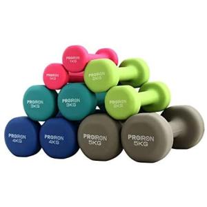 PROIRON ダンベル「2個セット1kg/2kg/3kg/4kg/5kg/8kg/10kg」ダンベルセット