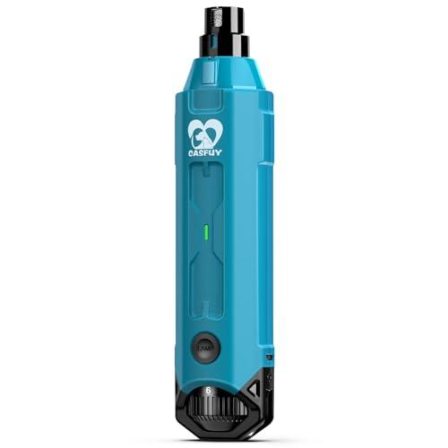 Casfuy 犬爪切り電動 6スピード - 最新の強化されたペット用ネイルグラインダー 充電式電動犬...
