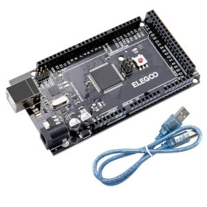 ELEGOO Arduino用 MEGA2560 R3ボード mega2560 MEGA16U2 + USB ケーブル 黒