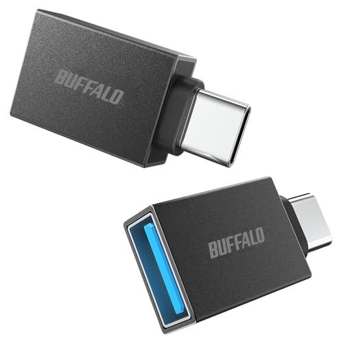 バッファロー USB-C &amp; USB3.2Gen1 変換 アダプター 2個セット Type-A to...