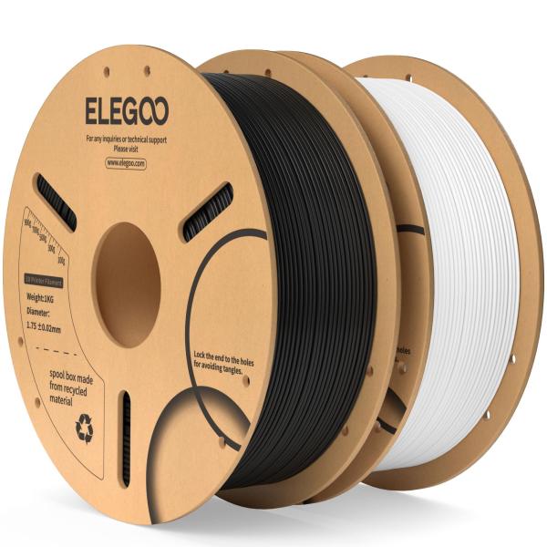 ELEGOO PLAフィラメント 1.75mm 3Dプリンター用フィラメント 寸法精度±0.02mm...