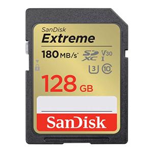 SanDisk サンディスク 128GB Extreme エクストリーム SDXC UHS-I メモリーカード - C10/U3/V30/4K/｜shiningone23