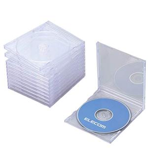 エレコム CD/DVDプラケース/1枚収納/10パック/クリア｜shiningone23