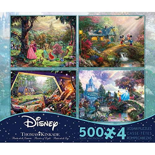 Disneyディズニー クラシックパズルセット 500ピース×4 眠れる森の美女ミッキーとミニー白雪...