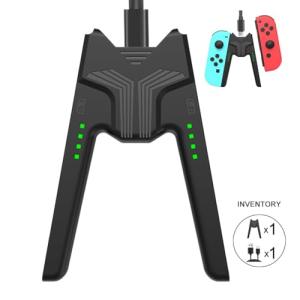 2023 NewJoy-Con充電グリップ Switchジョイコン充電グリップ プレイしながら充電可能 Switch対応 V字型 joy-conの商品画像