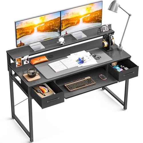 ODK パソコンデスク キーボードスライダー付き 幅120cm ゲーミングデスク 机 pcデスク 引...