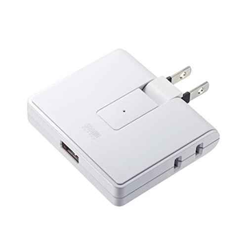 サンワサプライSanwa Supply 電源タップ USB充電ポート付きコンセント2個口+USB 1...
