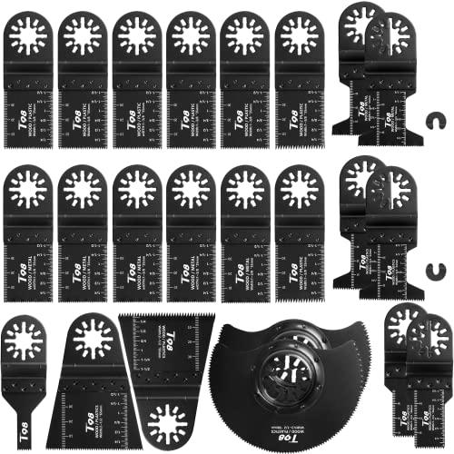 T98 ブレードカットソー マルチツール用替刃セット 23点 日立 マキタ ボッシュ等多機種対応 木...