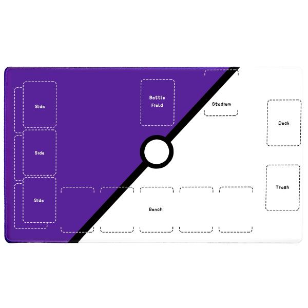 OTOlife プレイマット 60×35cmより広い 全面縫製仕様 ラバープレイマット 滑り止め 収...