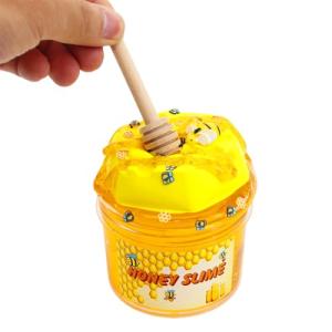 違う素材を組み合わせて組み立てるスライム 甘い香り スクイーズ DIY 知育玩具 図工 工作 ポップキューブ スライムキット ハチミツ