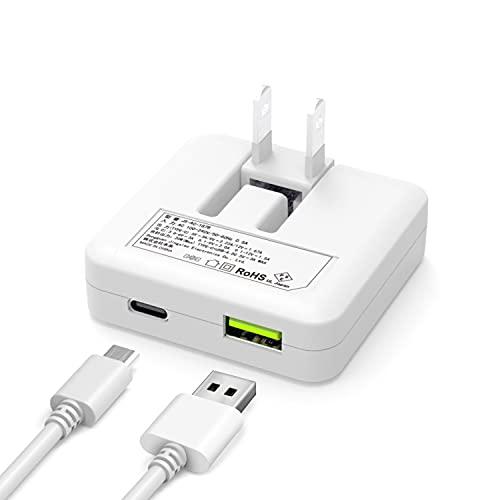 新型USB-CとUSB -A両対応USB充電器 Type-C PD20w&amp;&amp;QC3.0急速充電（1....