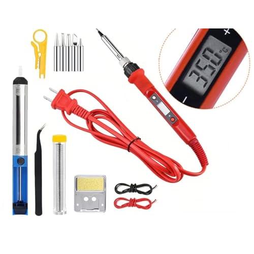 デジタル表示 はんだごてセット はんだごて 半田ごて 液晶表示 デジタル式 180℃〜500℃ 温度...
