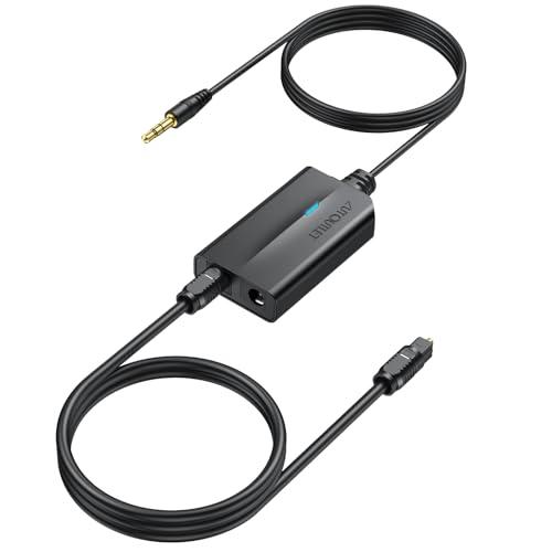 AUTOUTLET アナログ デジタル オーディオ コンバーター 3.5mm 光デジタル 変換 AU...