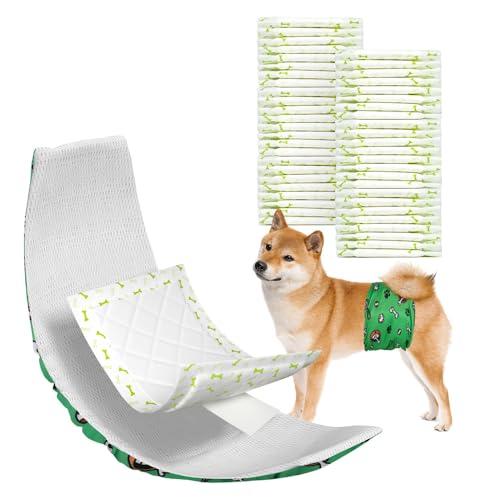 Dono 犬用おむつライナー 犬用マナーベルトや洗えるパンツと一緒に使用 ペット用おしっこ吸収シート...