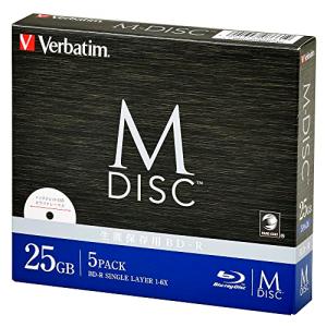 バーベイタム Verbatim 長期保存 M-DISC BD-R 1回記録用 1-6倍速 25GB ...
