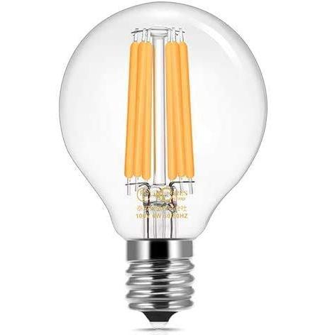 Bulbright LED電球 E17口金 60W形相当 電球色 G50 フィラメント電球 全方向 ...