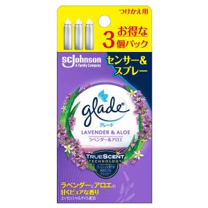 限定 グレード 消臭 センサー&スプレー ラベンダー&アロエの香り 詰め替え用 18ml×3本 付け替え用 人感スプレー式 付け替え 芳香剤｜shiningone23