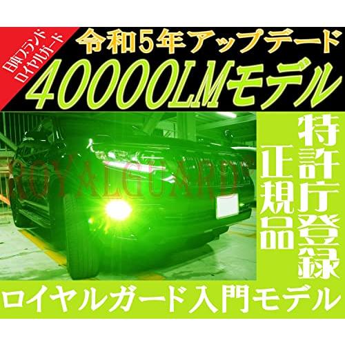 LEDフォグランプ ライムイエロー H8 H11 H16兼用 40000LM ロイヤルガード フィル...