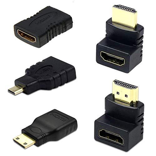 サムコス HDMI変換アダプタ コネクター 5種類セット mini HDMI ＆ micro HDM...