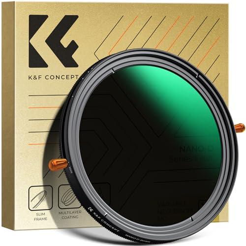 K&amp;F Concept 55mm ND2-32&amp;CPLフィルター 多機能フィルター 2in1 一枚二...
