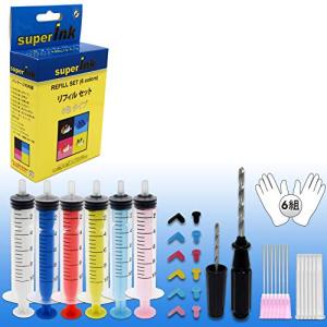 superInk リフィルセット 6色 インク