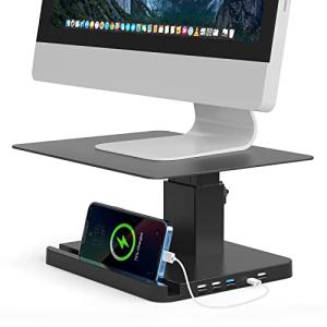 STARSIKI モニター台 2層 モニタースタンド USB 3.0 データ転送
