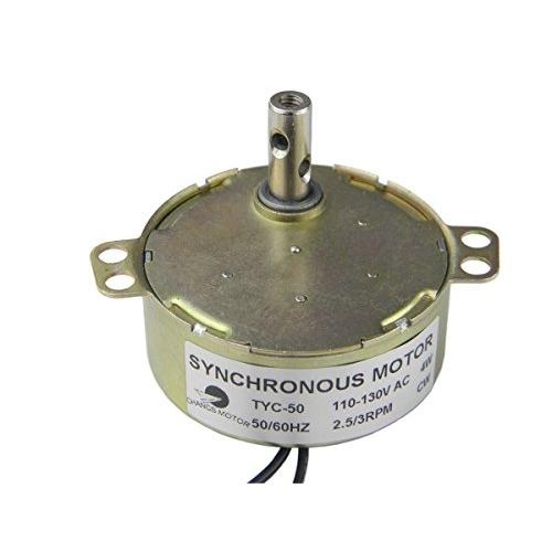CHANCS 小型交流同期ギヤードモーター TYC 50 AC 110V 2.5-3RPM CW ト...