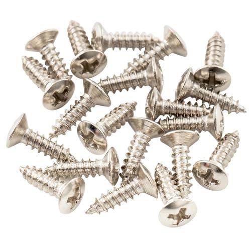 Musiclily Basic 2.5x10mm 金属 ミリ規格ピックガード ジャック ビス スレッ...