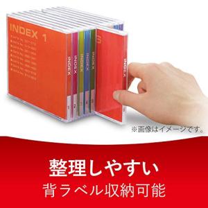 エレコム CD/DVDプラケース/1枚収納/3...の詳細画像2
