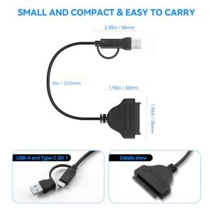 【互換品】 USB3.0 SATA 変換ケーブ...の詳細画像4