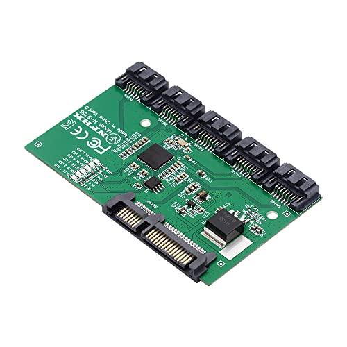 NFHK SATA 3.0 6Gbps 1から5スプリッターポートハブアダプターコンバータPM乗数ポ...