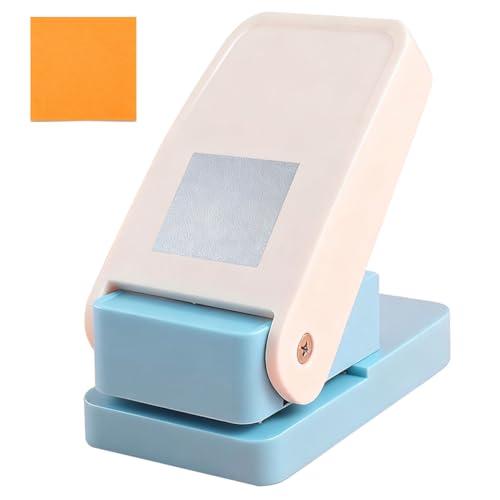 Adetina クラフトパンチ 四角 ハンドメイド スクラップパンチ スクラップブッキング 穴あけパ...