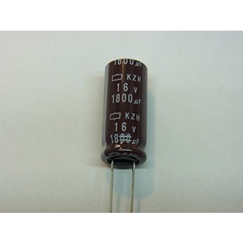 日本ケミコン パソコン用小型たて形低インピーダンスKZE/KZHシリーズ 16V 1800μF 10...