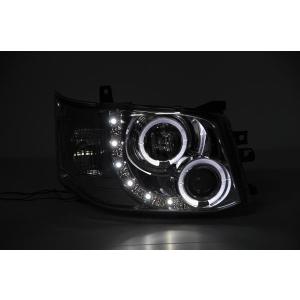 ハイエース ヘッドライト 3型用 200系ハイエース LEDイカリング付き