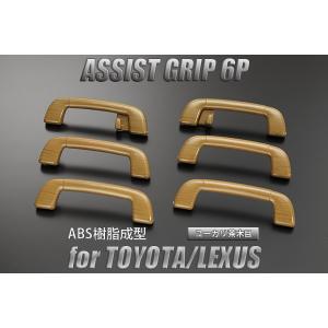 150系 ランクル プラドアシストグリップ 交換式 ピアノBK 6P