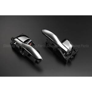 R33系 スカイライン (GT-R含む) メッキ インナー ドアハンドル 純正