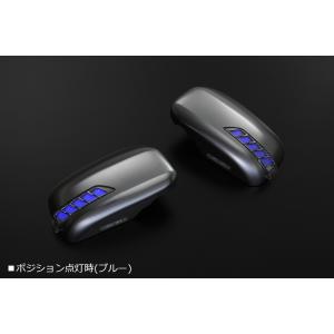 流星Ver.] L375S/L385S タント カスタム LEDウインカーミラー [X06/青
