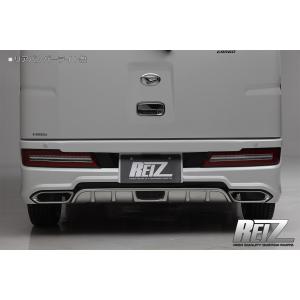 REIZ S321V/S331V ハイゼット カーゴ 後期 リアバンパー スポイラー [リアバンパーライト無] FRP製 未塗装 ライツ ダイハツ エアロ｜shiningparts03