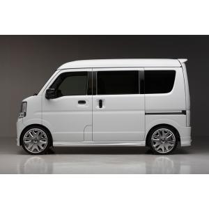 ♪良品♪エブリィワゴン DA17W 純正 左右 サイドステップ 77211-64P5