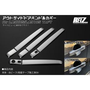 タフト LA900S LA910S アウタードアハンドルカバー ステンレス製